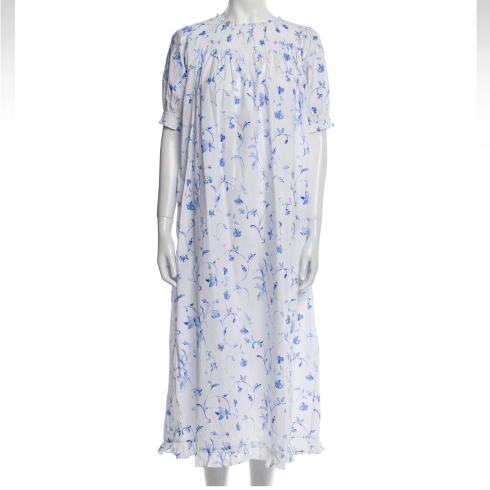 Hill House Nap Dress Blue & White
